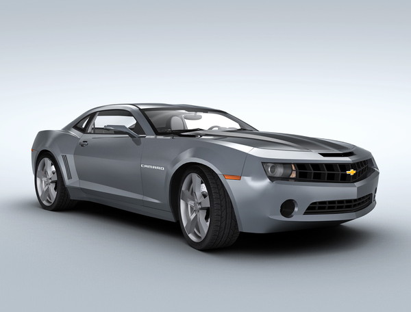 chevrolet camaro 3d model - Chevrolet Camaro (2010) by Swan3DStudios